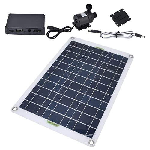 Cuque Solar-Springbrunnenpumpe, 800 l/h, 50 W, Solar-Wasserpumpe, umweltfreundlich für Springbrunnen, Garten, Zuhause von Cuque
