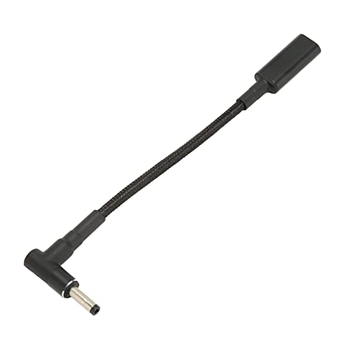 Cuque USB-C-Buchse auf 4,0 X 1,7 Mm DC-Stecker-Adapter, USB-C auf 4,0 X 1,7 Mm DC-Adapterkabel, Dual-PD-EMARK-Chip, Kurz, Sicher, Effizient für Laptop von Cuque