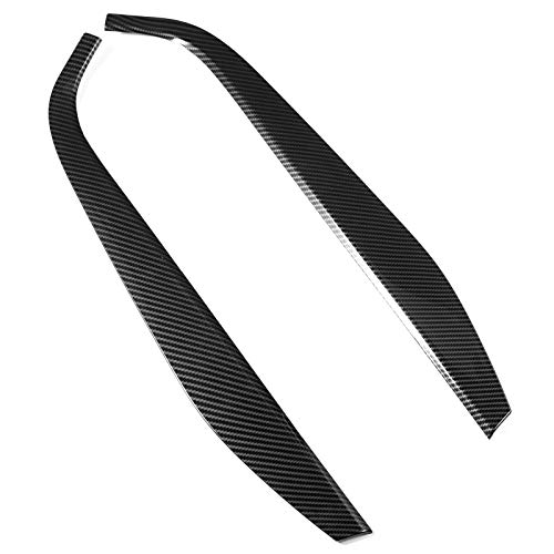 Cuque Verrückter Kohlefaseraufkleber, Mittelkonsole Beidseitige Verkleidung, Zuverlässigkeit Hochwertiges ABS-Material für Car A Klasse W177 2019-2020(Carbon Fiber Style) von Cuque