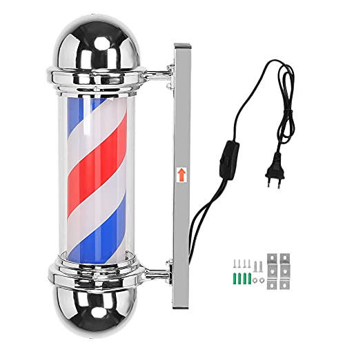 LED-Blinker Barber Shop Pole, Barber Shop Schild, Salon Shop für Schönheitssalon(Europäischer Standard 220V) von Naroote