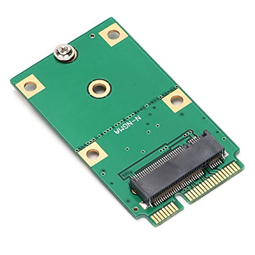 MSATA Adapter, Festplattenkonverter Leichtgewichtig 2 Befestigungslöcher Kompakte, ausgereifte Technologie Msata SSD Reader mit Schrauben und Muttern für PCB MSATA Adapter, Festplattenkonverter Leichtgewichtig 2 Befestigungslöcher Kompakte, ausgereifte Technologie Msata SSD Reader mit Schrauben und Muttern für PCB von Cuque
