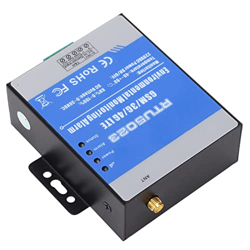 Temperatur-Feuchtigkeits-Detektor, Multifunktions RTU5023 GSM 3G 4G LTE Umgebungsalarm 0-36V Moduldesign Smart Home Shutdown Monitoring für Aquarium (4GL-E EU-Stecker) von Cuque