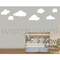 7 Große Flauschige Wolken Wandtattoo. Pack Von Wolken. Verschiedene Formen. Wandtattoo Aus Vinyl 7 Große Flauschige Wolken Wandtattoo. Pack Von Wolken. Verschiedene Formen. Wandtattoo Aus Vinyl von CuratedWall