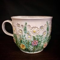 Wiese Geprägte Tasse | Groß 0.4L von Curiomat
