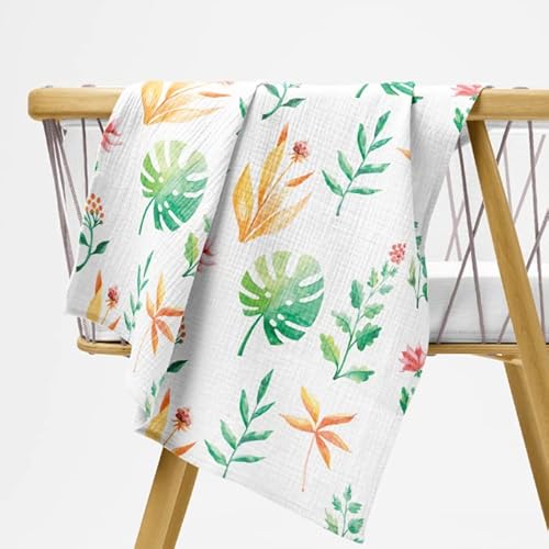 Curious Stories Musselintuch Stilltuch 120x120cm aus 100% Bio-Baumwolle für Baby von Curious Stories