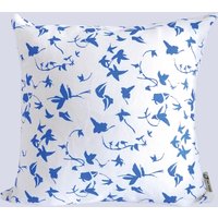 Kissen in Leinen Mit Siebdruck Efeudesign, Waschbar 46 X cm. Hergestellt Von Curious Lions Großbritannien. Behält Seine Form von CuriousLions