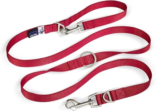 Adjustable Leash Nylon Red L von Curli