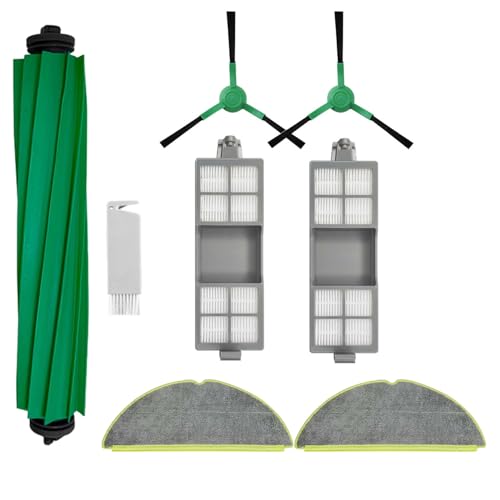 7 Packungen Zubehör, kompatibel mit iRobot Roomba 205 DustCompactor Staubsauger. Ersatzteile enthalten 1 Hauptbürste, 2 Hepa-Filter, 2 Seitenbürsten, 2 Wischmopp-Kleidung und 1 Reinigungswerkzeug von Curlingooㅤㅤ