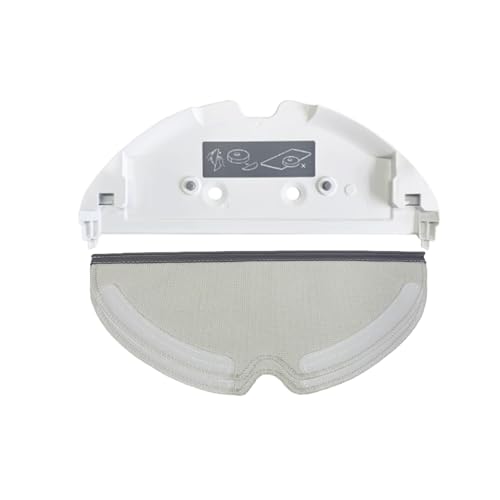 Ersatz Mop Plattenhalter Ersatz für Roborock Q8 Max / Q8 Max+ Roboter Staubsauger Zubehör Ersatz Reinigungspad Halter Wischtuchhalterung 1 Wischmopphalter und 2 Wischmopp von Curlingooㅤㅤ