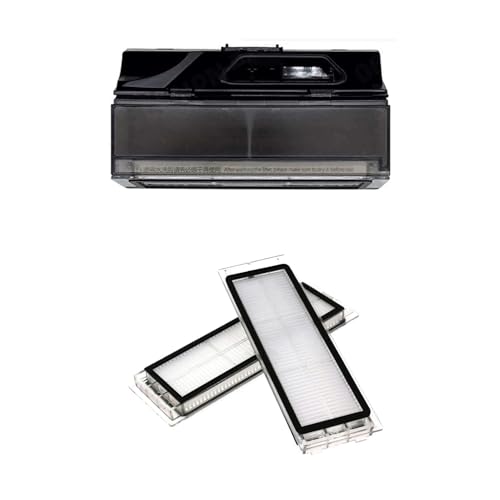 Staubsauger-Platzierungsteil, Staubbox kompatibel mit Roborock S6 S65 S60 T6 S5 S50 S51 S52 S55 Roboter-Staubsauger, 1 Mülltonnenbox und 2 Hepa-Filter, 3 Stück Staubsauger-Platzierungsteil, Staubbox kompatibel mit Roborock S6 S65 S60 T6 S5 S50 S51 S52 S55 Roboter-Staubsauger, 1 Mülltonnenbox und 2 Hepa-Filter, 3 Stück von Curlingooㅤㅤ