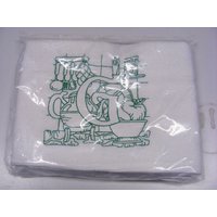 Bestickte Geschirrtücher von CurlyBugsCrafts