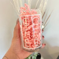 Kaffee Eiskaffee Glas - Bierdose Soda Dosen Kaffeetasse Bambus Deckel Strohhalm Libbey Kaffee Liebhaber Geschenk von arileycreationsco