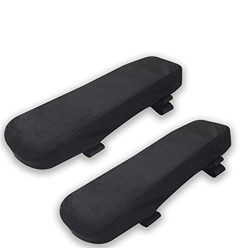 Currentiz Armlehnen Pads, 2 Stück Armlehnenpolster mit Gurt Ergonomische Memory Foam Anti-Rutsch Elbow Support Kissen für Büro- und Gamingstuhl von Currentiz