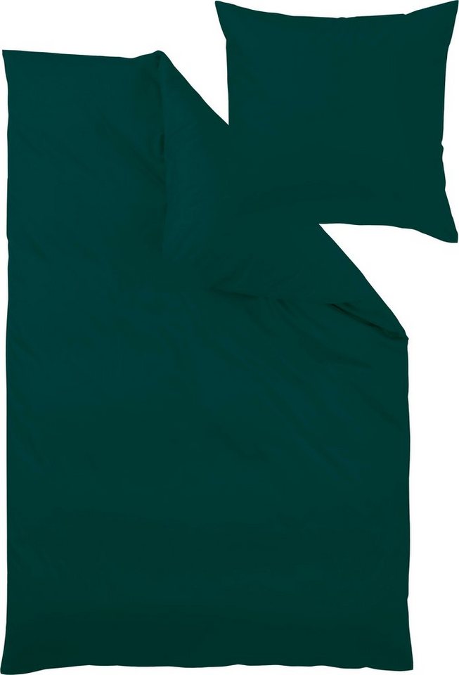 Bettwäsche Uni-Mako-Satin Bettwäsche, OEKO-TEX® und Made in Green zertifiziert, Curt Bauer, Mako-Satin, 2 teilig von Curt Bauer