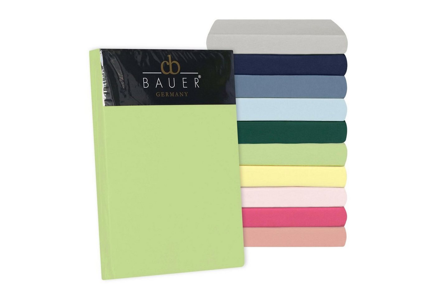 Curt Bauer Spannbettlaken, Mako Satin, (1 Stück) von Curt Bauer