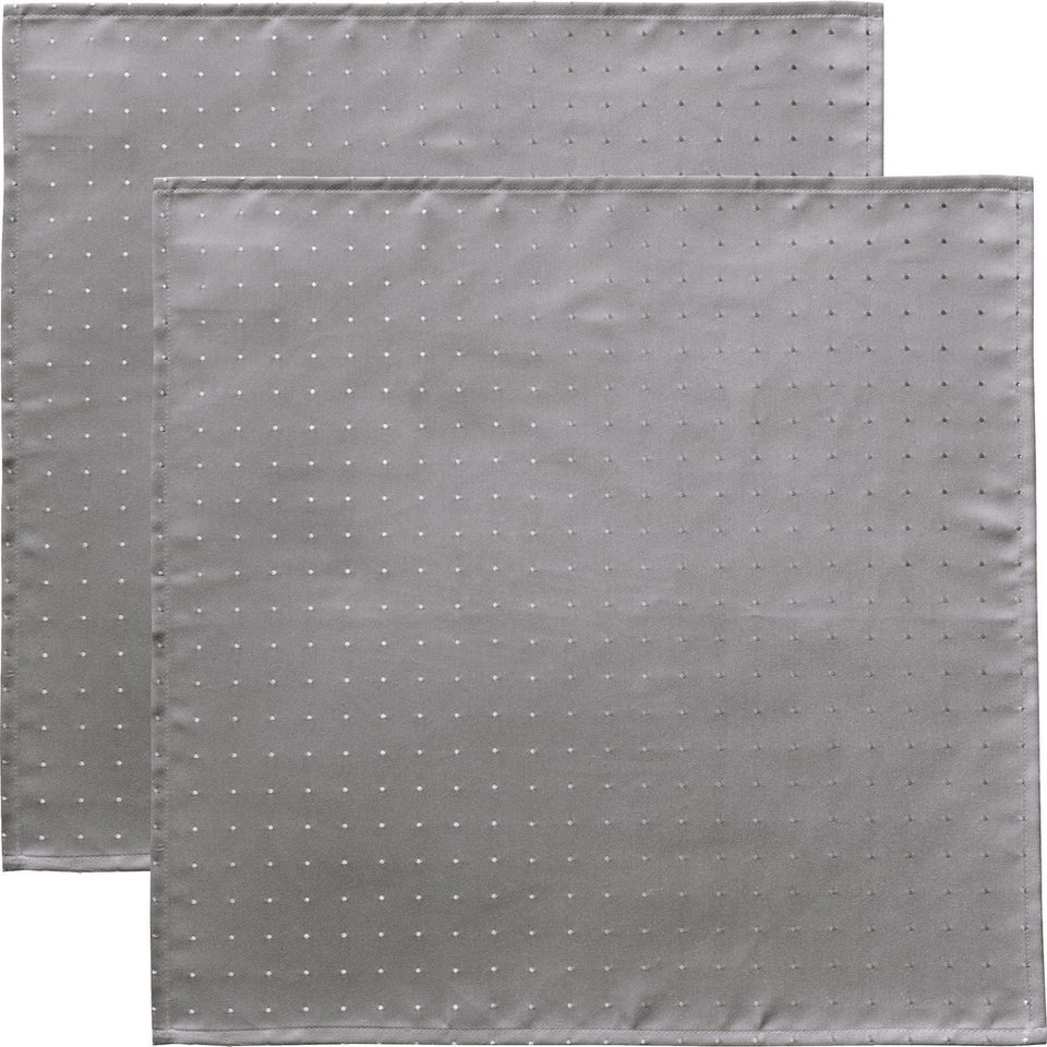 Curt Bauer Stoffserviette Serviette "Petito" 2er-Pack, fleckabweisend Uni: mit Punktedessin Curt Bauer Stoffserviette Serviette "Petito" 2er-Pack, fleckabweisend Uni: mit Punktedessin von Curt Bauer