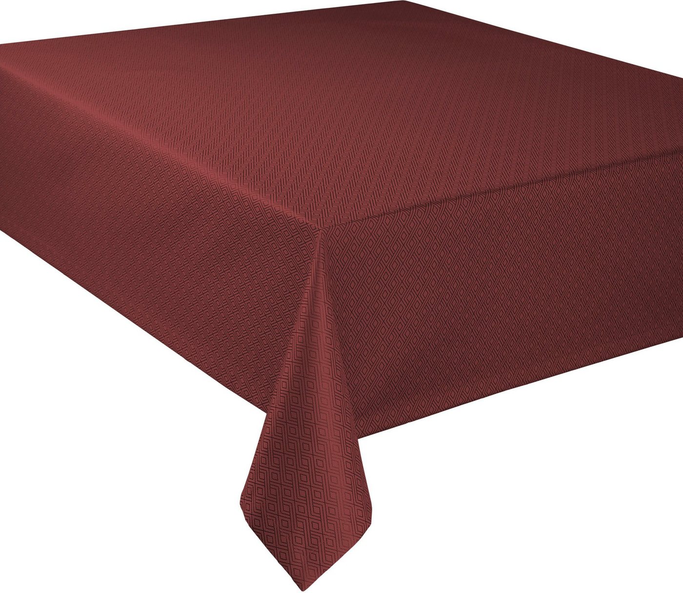 Curt Bauer Tischdecke 3947 Riga, mit Rautenmotiv, Damast-Tischwäsche (1-tlg), aus 59% Baumwolle, 41% Polyester, merzerisiert, mit Fleckschutz von Curt Bauer