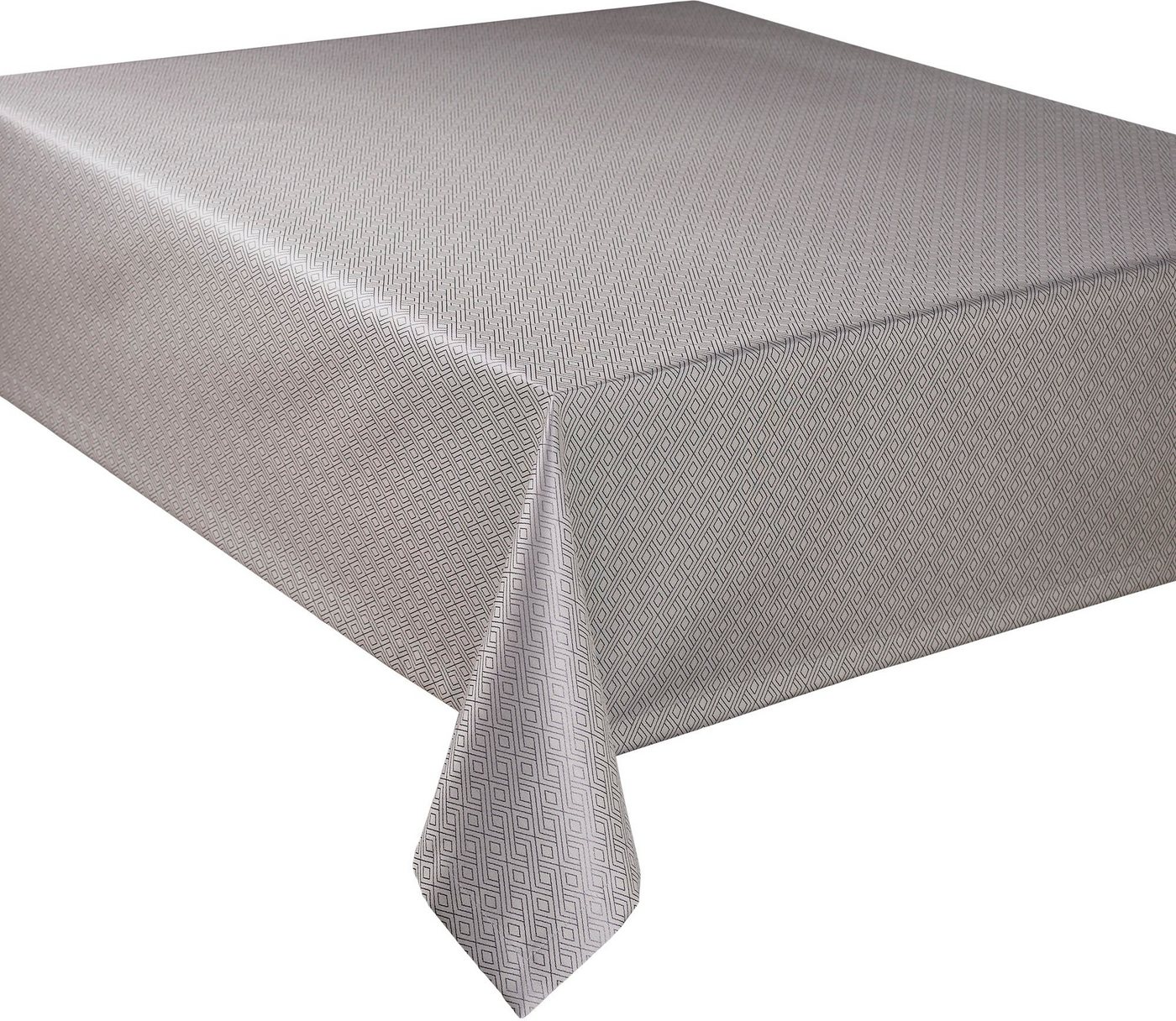 Curt Bauer Tischdecke 3947 Riga, mit Rautenmotiv, Damast-Tischwäsche (1-tlg), aus 59% Baumwolle, 41% Polyester, merzerisiert, mit Fleckschutz von Curt Bauer