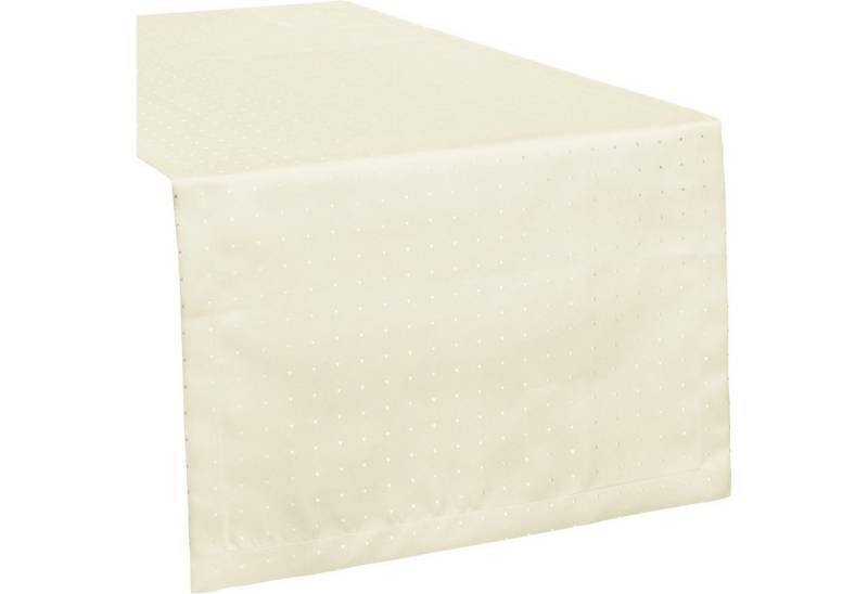 Curt Bauer Tischdecke Tischläufer "Petito", fleckabweisend Uni: mit Punktedessin Curt Bauer Tischdecke Tischläufer "Petito", fleckabweisend Uni: mit Punktedessin von Curt Bauer