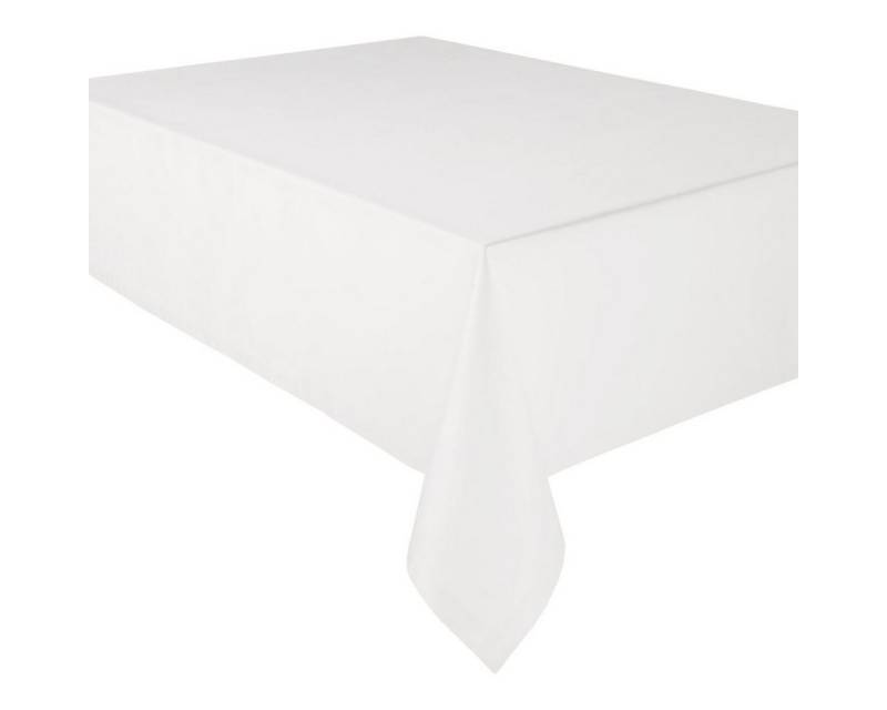 Curt Bauer Tischdecke Tischwäsche-Satin Gent offwhite 130 cm x 225 cm von Curt Bauer