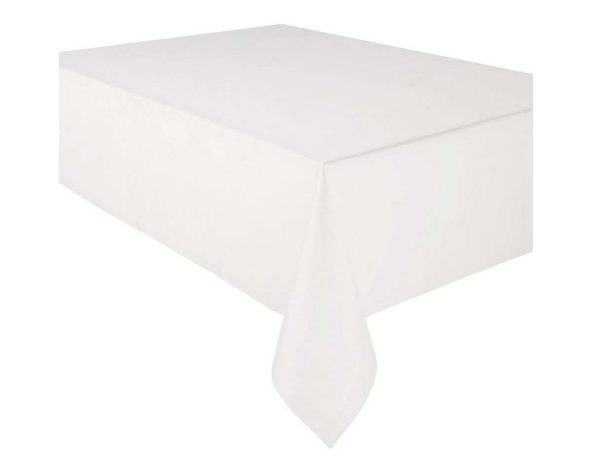 Curt Bauer Tischdecke Tischwäsche-Satin Gent offwhite 130 cm x 275 cm von Curt Bauer