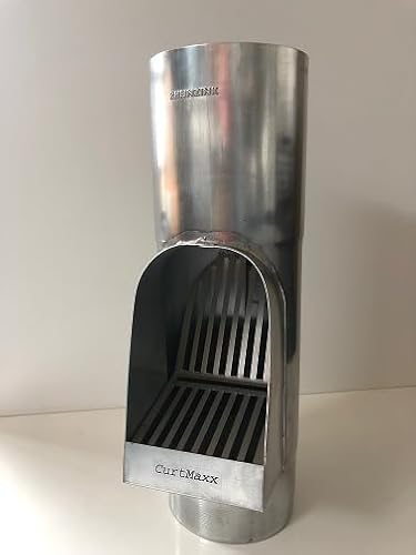 Fallrohrfilter von CurtMaxx | Effektiver Filter für Fallrohre - filtert Laub, Äste und Schmutz aus dem Fallrohr | Ø 100 mm, Zink von CurtMaxx