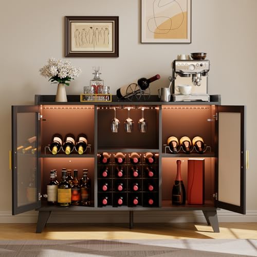 Curtainboro 47 Zoll Weinschrank mit LED-Licht, Barschränke für Zuhause, Weinschrank mit Stauraum für Zuhause, Küche und Wohnzimmer - Effizienter Weinkühler und Wohnzimmer Kompakte Curtainboro 47 Zoll Weinschrank mit LED-Licht, Barschränke für Zuhause, Weinschrank mit Stauraum für Zuhause, Küche und Wohnzimmer - Effizienter Weinkühler und Wohnzimmer Kompakte von Curtainboro