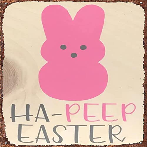 Metallplakette Ostern Bauernhaus Ostern Peep Schild – Frühlingsdekoration Lustiges Osterhase Peep-Schild – Nachahmung Metall-Blechschild, lustiges Vintage-Metall-Blechschild, Wandkunst, Dekoration Metallplakette Ostern Bauernhaus Ostern Peep Schild – Frühlingsdekoration Lustiges Osterhase Peep-Schild – Nachahmung Metall-Blechschild, lustiges Vintage-Metall-Blechschild, Wandkunst, Dekoration von Curteny