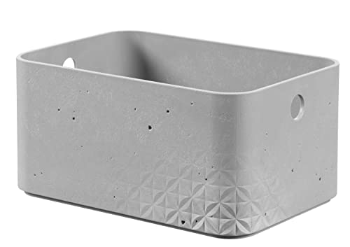 CURVER Aufbewahrungsbox BETON Box S, rechteckig, 24,5 x 16,9 x 11,8 cm von Curver