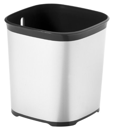 Curver Besteck-Trockner Urban 12,7x12,7x13,8cm in dunkelgrau/Silber metallic, Plastik, 12.7 x 12.7 x 13.8 cm von Curver