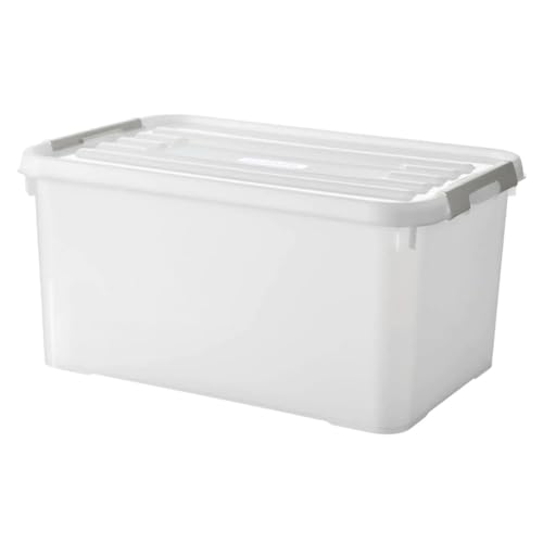 CURVER Candy Plus Box 50 l weiße Clips – 100% recycelt, Kunststoff von Curver