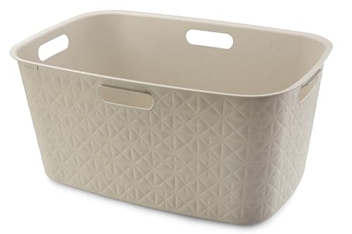 CURVER Wäschetruhe Softex 45 l – Elegantes Design – leicht und praktisch – 70% recycelt – 59 x 39 x 27 cm – Offwhite CURVER Wäschetruhe Softex 45 l – Elegantes Design – leicht und praktisch – 70% recycelt – 59 x 39 x 27 cm – Offwhite von Curver