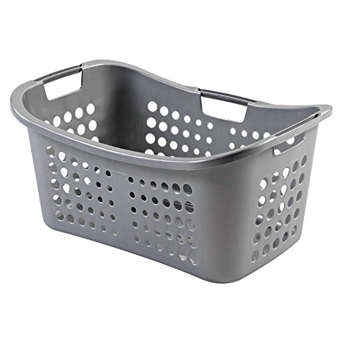 Curver 00048-087-09 Wäschekorb Victor, 50 L, silber Curver 00048-087-09 Wäschekorb Victor, 50 L, silber von Curver