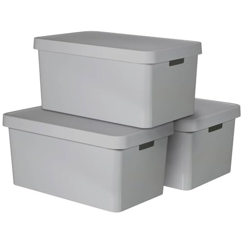 Curver 240659 Kunststoffbox INFINITY (B x H x T) 560 x 270 x 390 mm Grau 3 St. Curver 240659 Kunststoffbox INFINITY (B x H x T) 560 x 270 x 390 mm Grau 3 St. von Curver