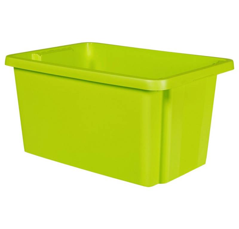 Curver Aufbewahrungsbox Curver 225410 Drehstapelbehälter ESSENTIALS Drehstapelbox 45L, grün s von Curver