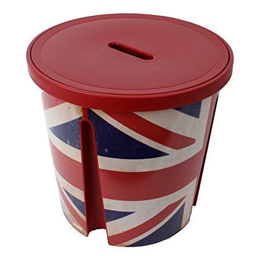 Curver Box Aufbewahrungsbox Behälter mit Deckel Behälter in Union Jack Dekor von Curver