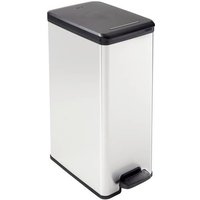 Curver DECO Bin 240640 Mülleimer 40l (B x H x T) 250 x 610 x 420mm Silber, Schwarz 1St. von Curver