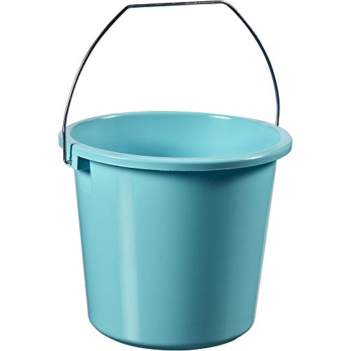 Curver Eimer 5L rund in Molokai blau, Plastik, 24 x 24 x 19 cm von Curver