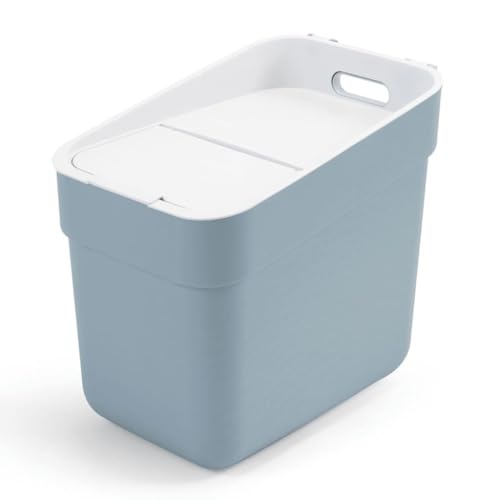 Curver Keter Ready to Collect Mülleimer mit Wandhalterung, ideal für die Küche, 100% recycelt, grau Curver Keter Ready to Collect Mülleimer mit Wandhalterung, ideal für die Küche, 100% recycelt, grau von Curver