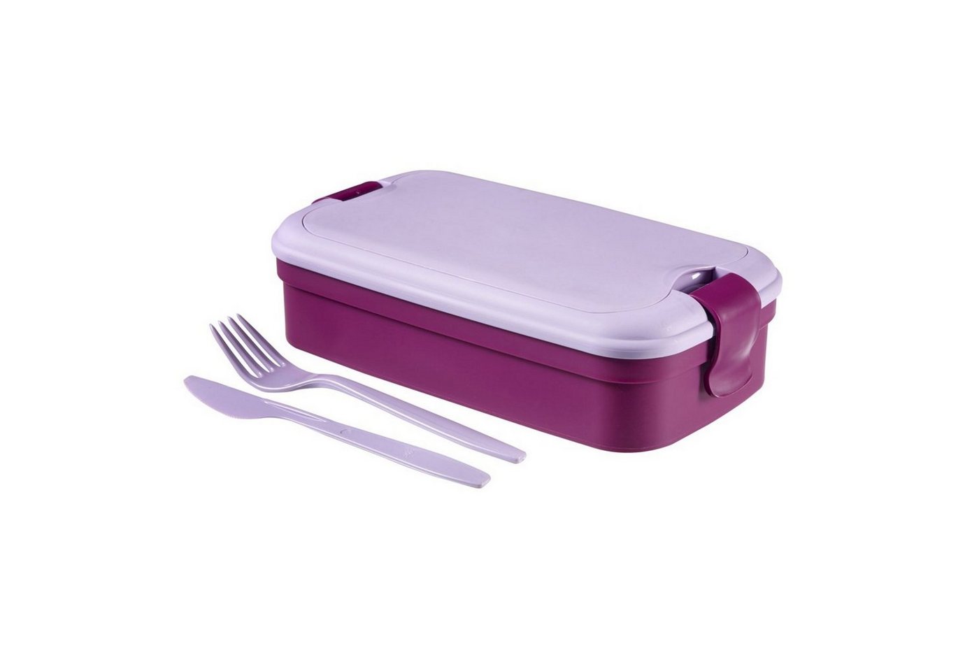 Curver Lunchbox, Schachtel Box mit Besteck Lunch & Go von Curver