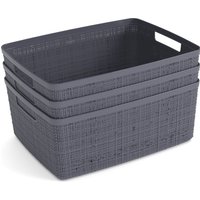 Curver Organizer Aufbewahrungsbox, Tragegriff,stapelbar, 100% Recyclingmaterial,12 L von Curver