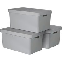 Curver Organizer "INFINITY", (Set, 3 St.), Aufbewahrungsbox, stapelbar, je 45 Liter von Curver