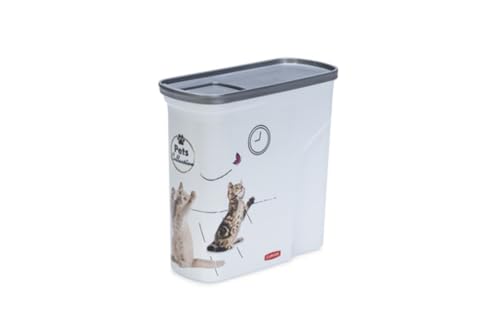 Curver PetLife Futter-Container 2 kg Trockenfutterbehälter für Katzen Vorratsbehälter für Tiernahrung 20,5 x 8,6 x 19,40 cm Curver PetLife Futter-Container 2 kg Trockenfutterbehälter für Katzen Vorratsbehälter für Tiernahrung 20,5 x 8,6 x 19,40 cm von Curver