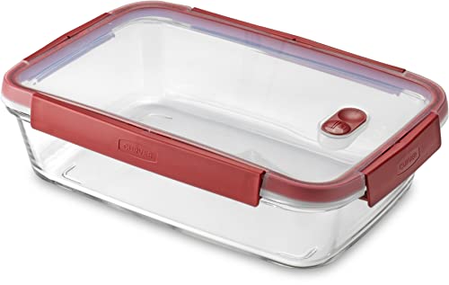 Curver SMART COOK Vorratsdose 2,3L,LxBxH: 20x28,8x7,9cm, rechteckig, sicheres Schließssystem, geeignet für Kühlschrank, Gefrierfach, Backofen und Mikrowelle von Curver