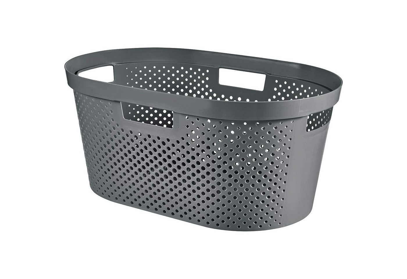 Curver Wäschekorb Infinity Recycled 40L, Mit 4 Griffen von Curver