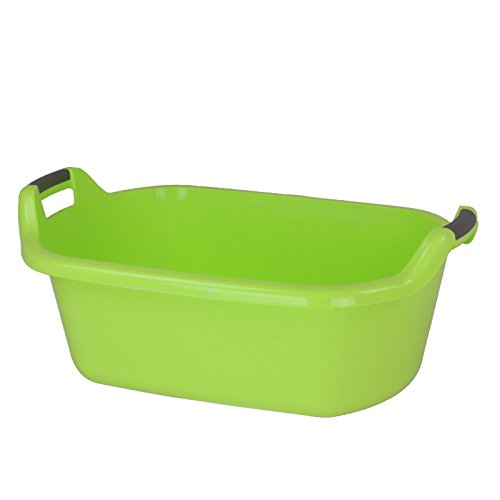 Curver Wäschewanne 55L 75x50x33cm lime Wäscheschüssel Wäschekorb Waschwanne Waschküche Schmutzwäsche von Curver