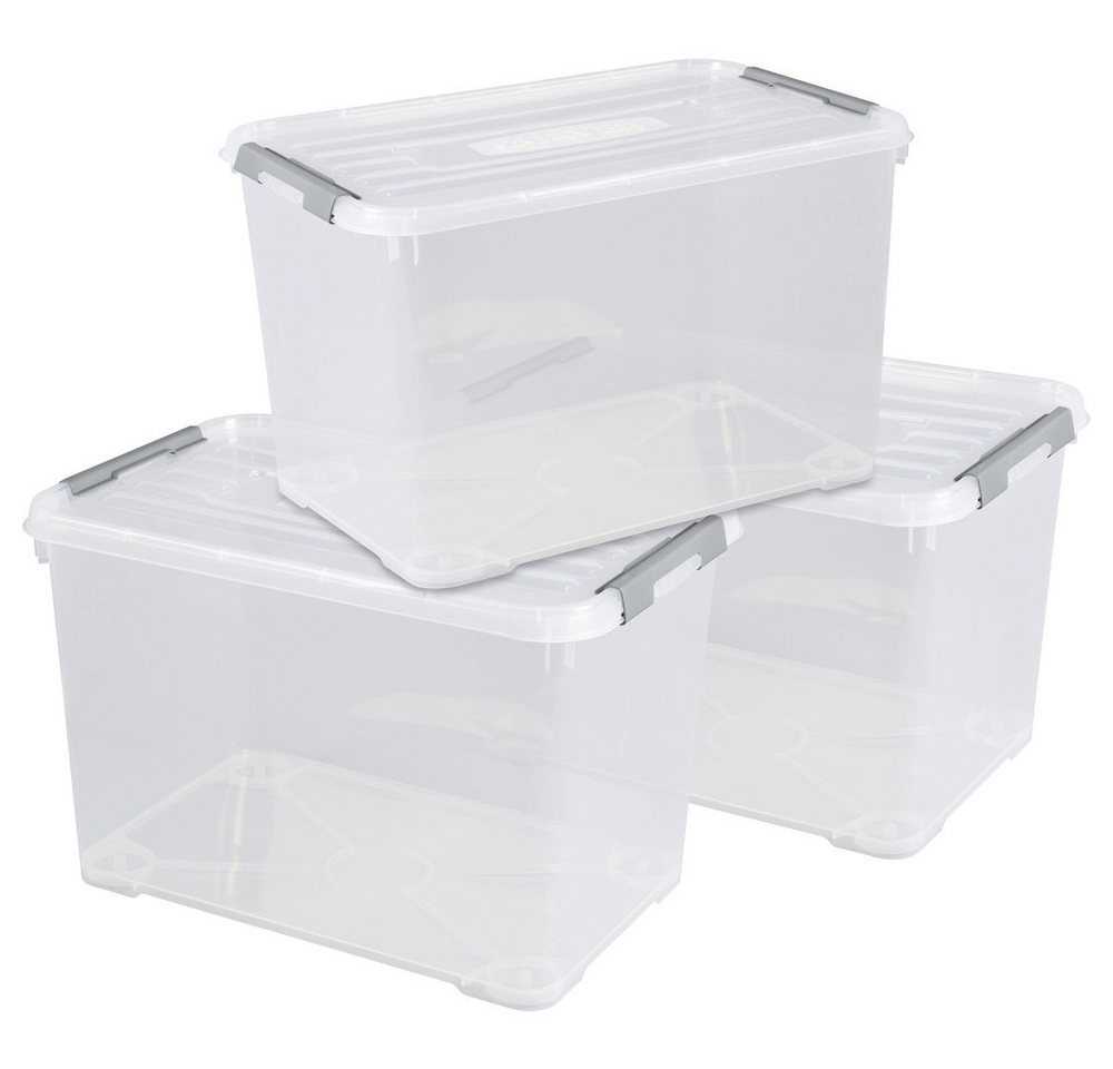 Curver Aufbewahrungsbox Curver 240682 Kunststoffbox HANDY geschlossen, stapelbar (B x H x T) von Curver