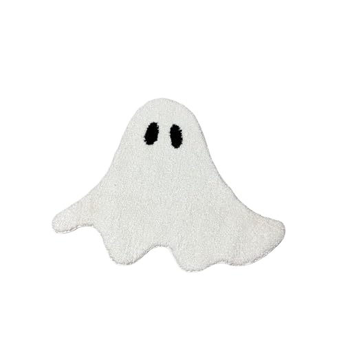 Cusghjbsg Halloween-Teppich, Gothic-Stil, Duschvorleger, wasserabsorbierend, rutschfest, getuftet, für Party, Urlaub, Dekoration (grün, 30 x 40 cm) von Cusghjbsg
