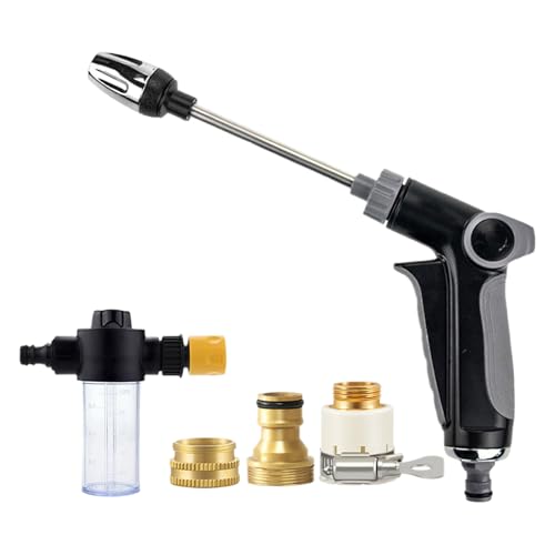 Cushangty Druckstrahldüse Für Gartenschlauch, Hochdruck Power Washer Sprührohr, Leichtes Design Zum Autowaschen Bewässern Und Reinigen Von Außenbereichen von Cushangty