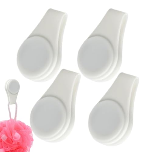 Cushangty Duschkabinenclips - 4 Stück Selbstklebende Spritzwassergeschützte Halter | Klebefreie Silikon-Gewichte Magnetisch Windsicher Halter Badezimmerzubehör Cushangty Duschkabinenclips - 4 Stück Selbstklebende Spritzwassergeschützte Halter | Klebefreie Silikon-Gewichte Magnetisch Windsicher Halter Badezimmerzubehör von Cushangty